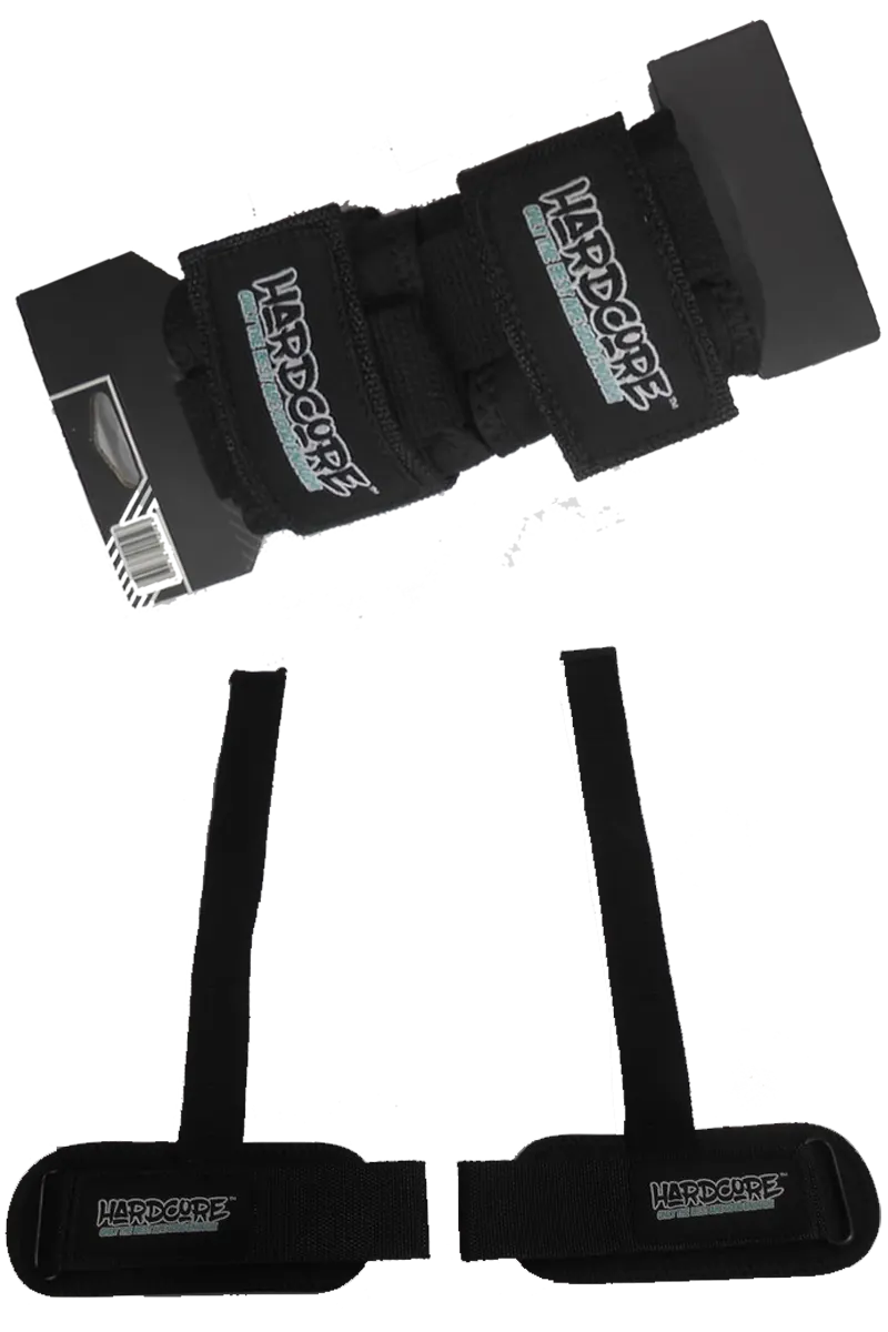 Hardcore Lifting Straps with Wrist Support
